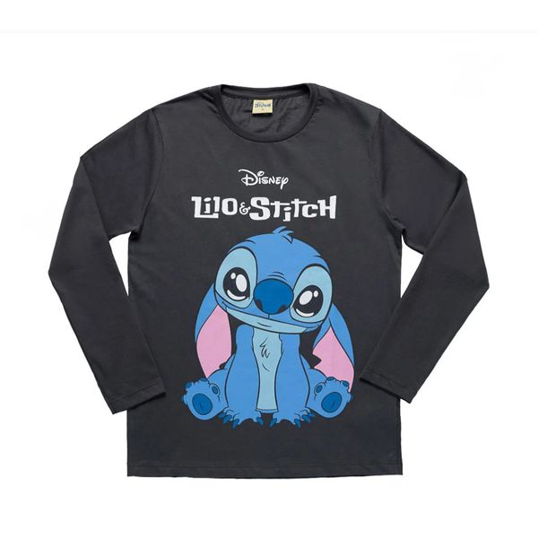 Blusa Infantil Stitch Oceano Fakini