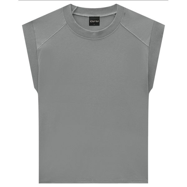 T-Shirt Feminina Muscle Tee Em Algodão - ENFIM