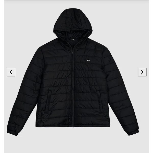 Jaqueta Puffer Feminina Esportiva Com Capuz Matelassê - ENFIM