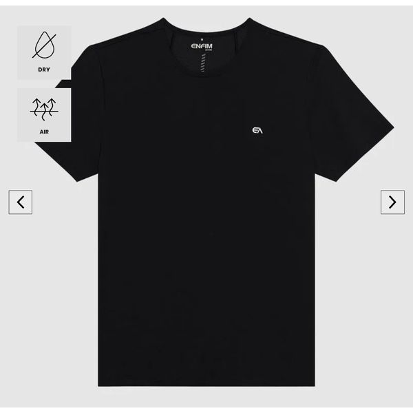 Camiseta Masculina Regular Em Malha Air E Tecnologia Dry - ENFIM
