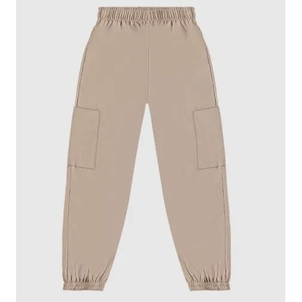  Calça Parachute Bolso Lateral Em Nylon - Carinhoso