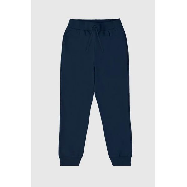Calça Infantil Jogger Em Moletom Stretch Flanelado Malwee Kids