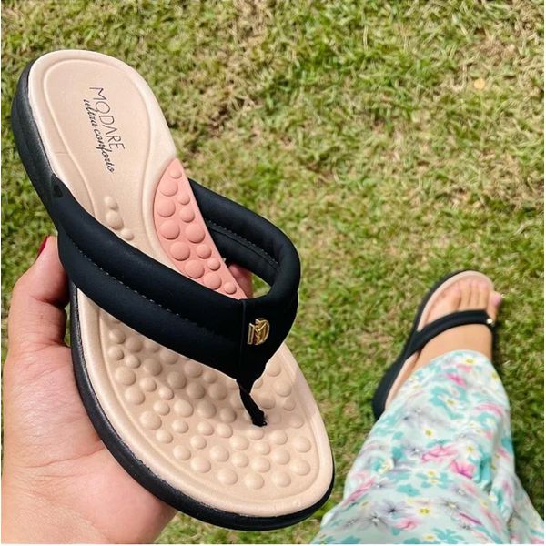 Chinelo Massageador Modare Preto 7174105