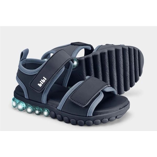 Sandália Infantil de Luz Bibi Summer Roller Light Azul