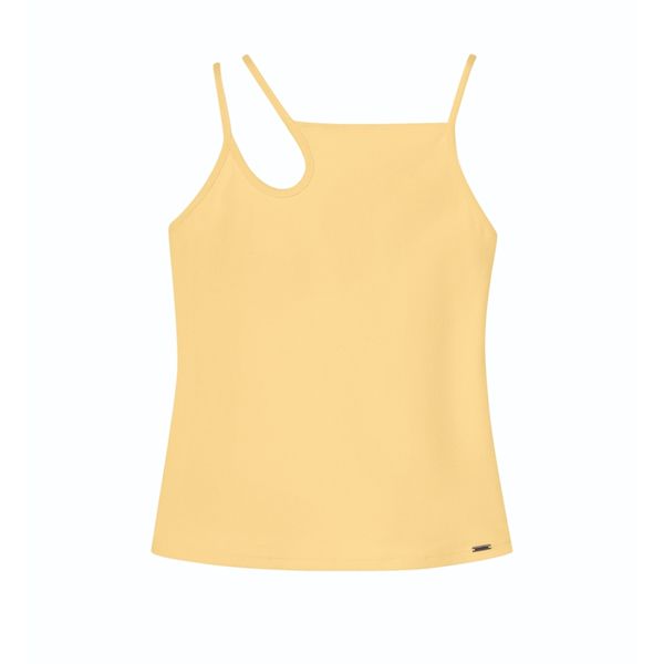 Blusa Regata Marialicia Amarelo