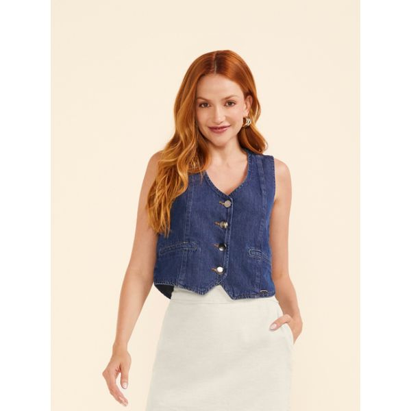Colete Jeans Marialicia