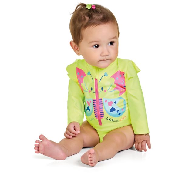 Maiô Menina Boebolera com ziper - Kamylus