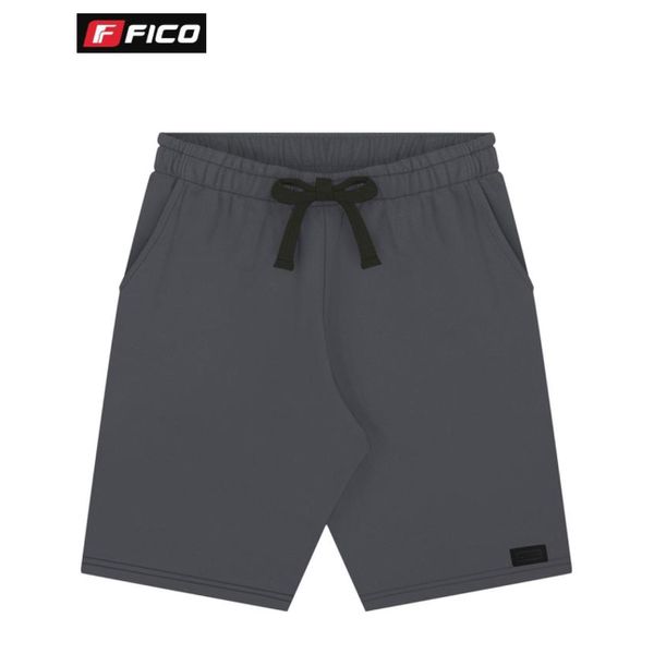 Bermuda Moletom Juvenil Cinza 