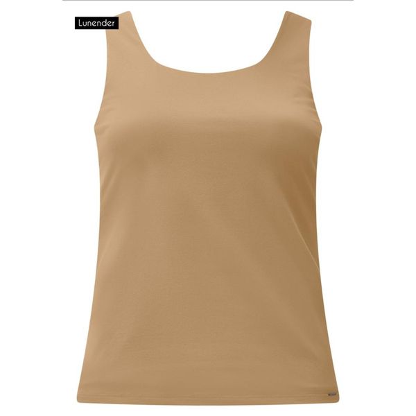 REGATA BÁSICA EM MALHAVISCOSE COM DECOTE REDONDO