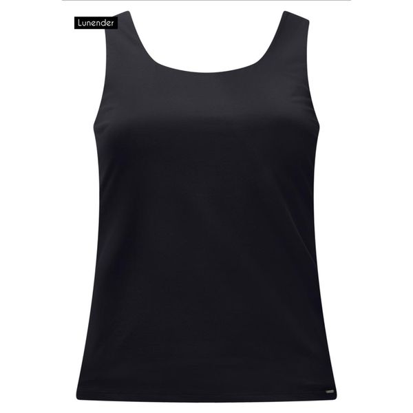 REGATA BÁSICA EM MALHAVISCOSE COM DECOTE REDONDO