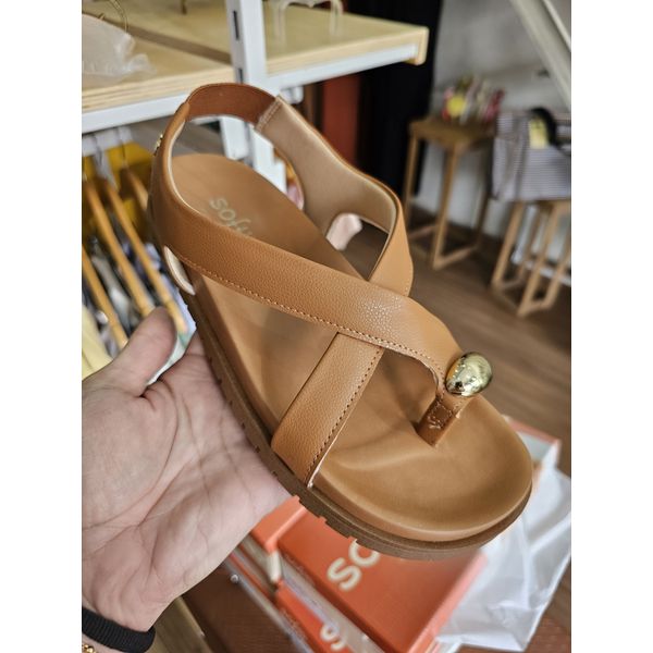 Sandália Softli Tiras Entrelaçados 