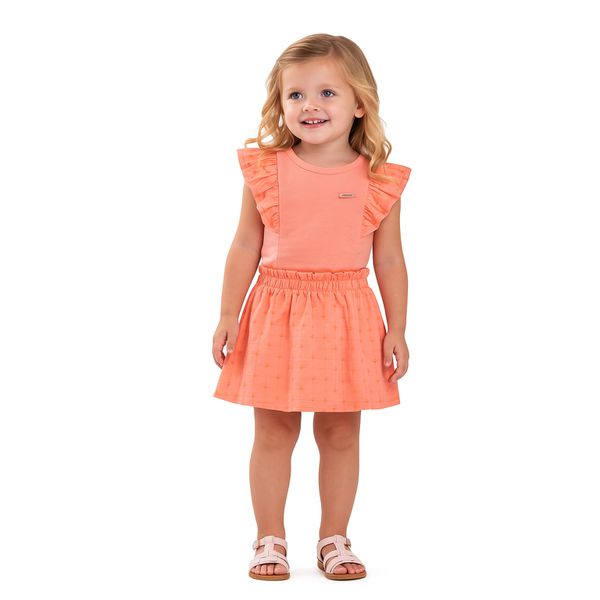 Conjunto Menina Coloritta Babado 