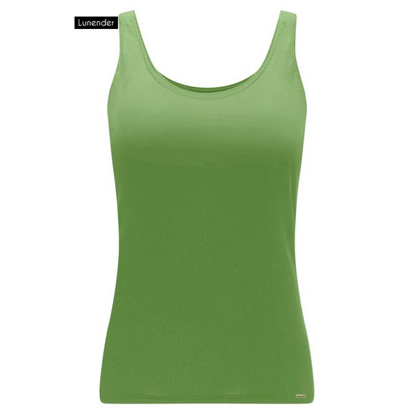 Blusa de Alca Básica Feminina Verde