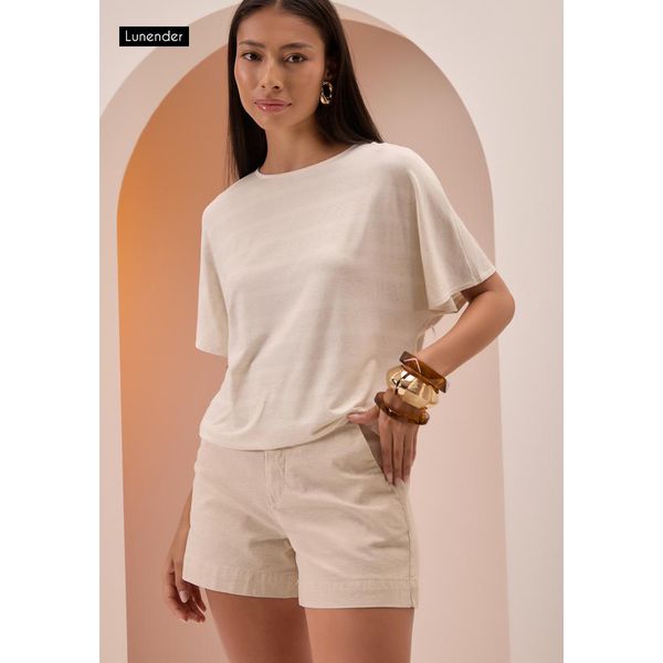 Blusa Lunender Lino Stripe