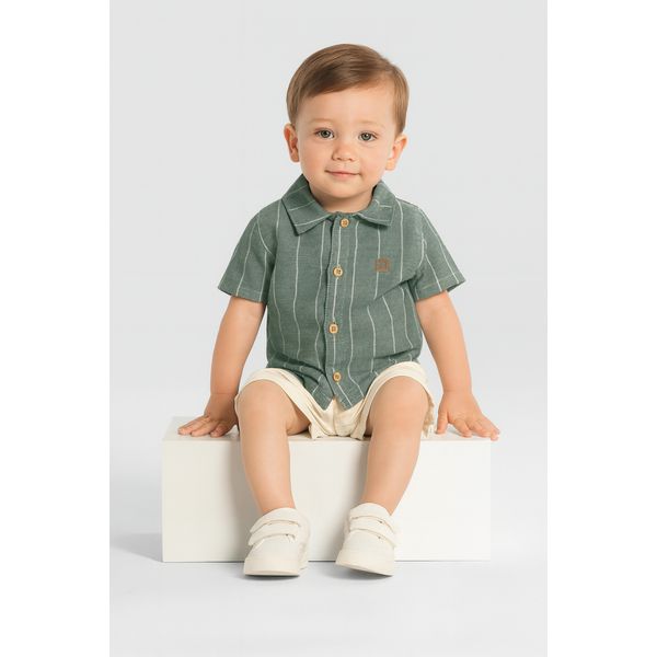 Conjunto Menino Camisa Mundi 