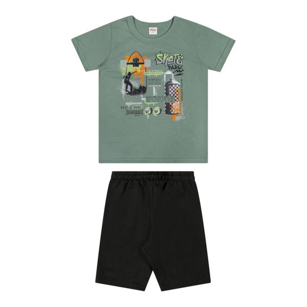 Conjunto Infantil Menino Estampa Sports Elian 