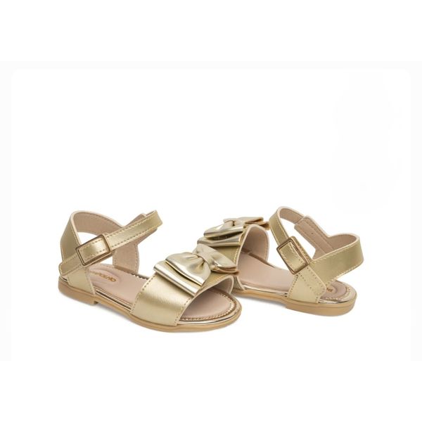 Sandália infantil boneca Pimpolho dourada