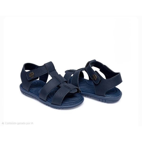 Sandalia menino basica Pimpolho marinho