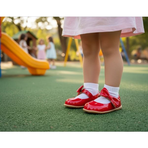 Sapatilha boneca menina Pimpolho vermelha