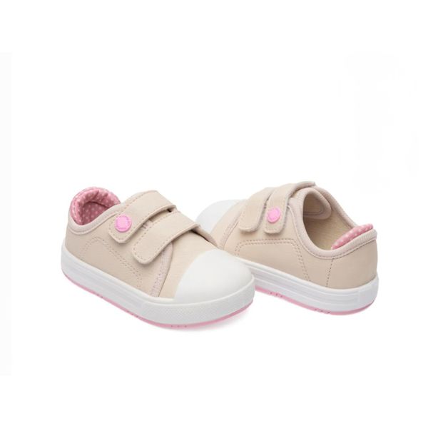 Tênis star kids star comfort pimpolho bege