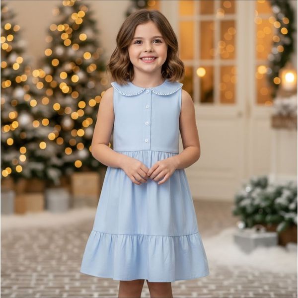 Vestido Menina Alakazoo Tricoline