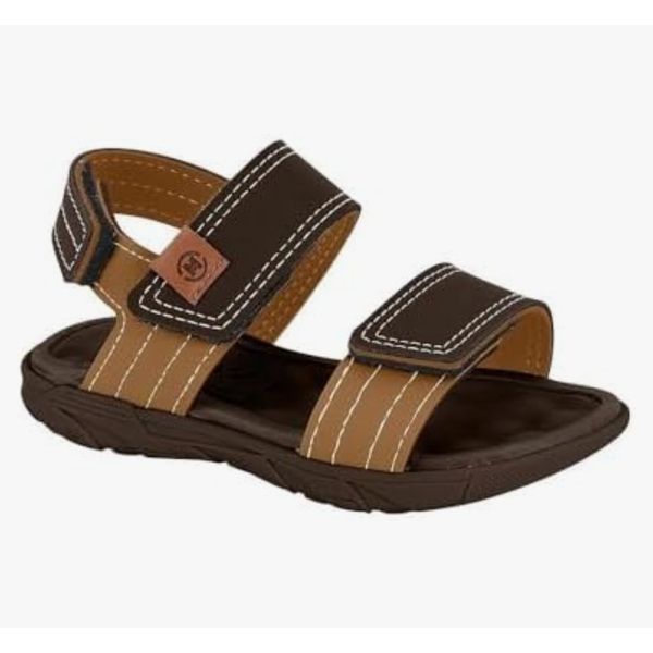 SANDALIA MOLEKINHO TIRAS ADERENTES REF 2400.155 Marrom
