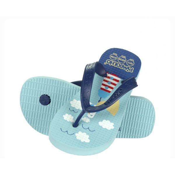 Sand praiana kids Azul/Farol masc Pimpolho