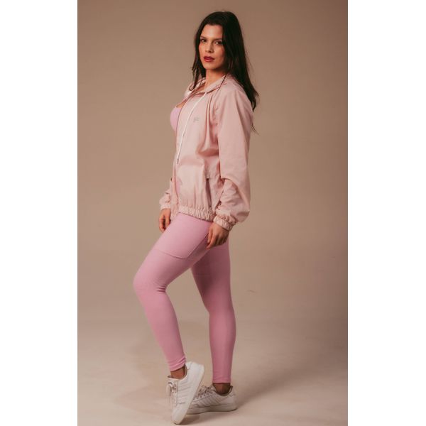 Corta Vento Feminino Laradi Rosa Bebê