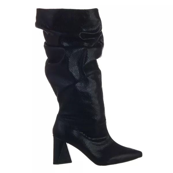 Bota Feminina Slouchy Cristal Preto