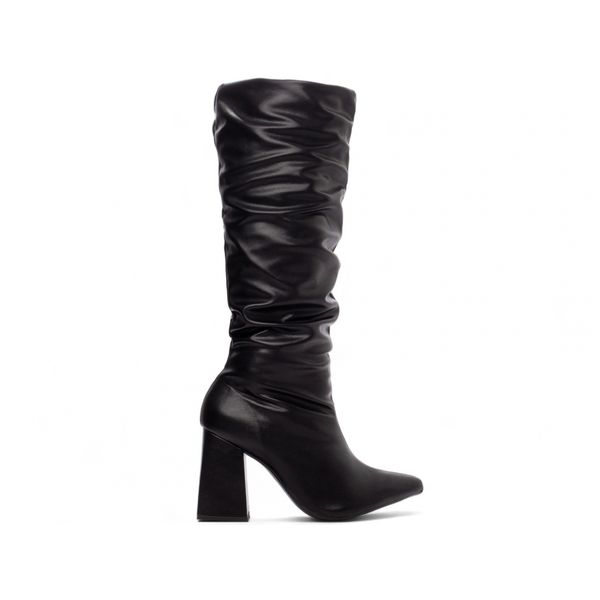 Bota Franzida Feminina Preto