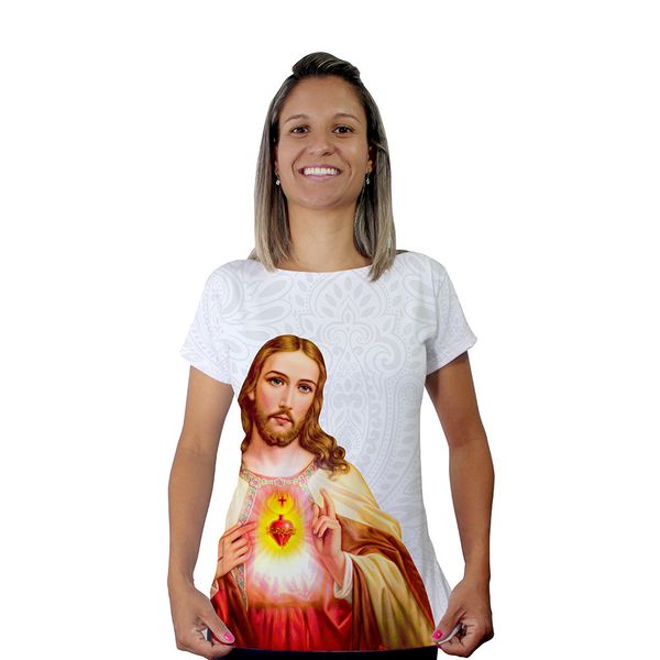 Baby Look-Sagrado Coração de Jesus.BLA415