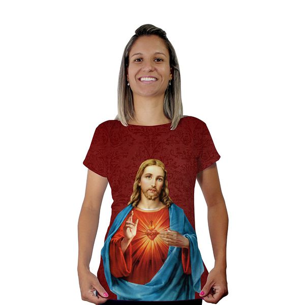 Baby Look-Sagrado Coração de Jesus.BLA418