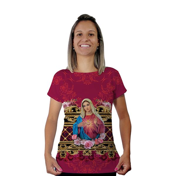Baby Look-Sagrado Coração de Maria.BLA222