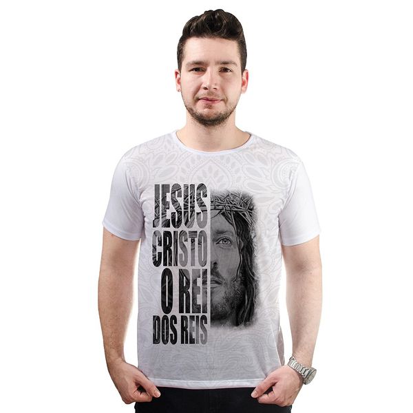 Camiseta-Jesus Rei dos Reis.GCA655