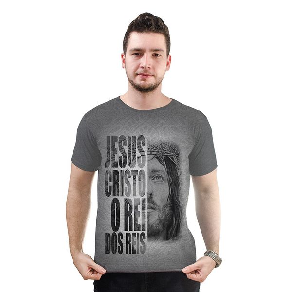 Camiseta-Jesus Rei dos Reis.GCA689