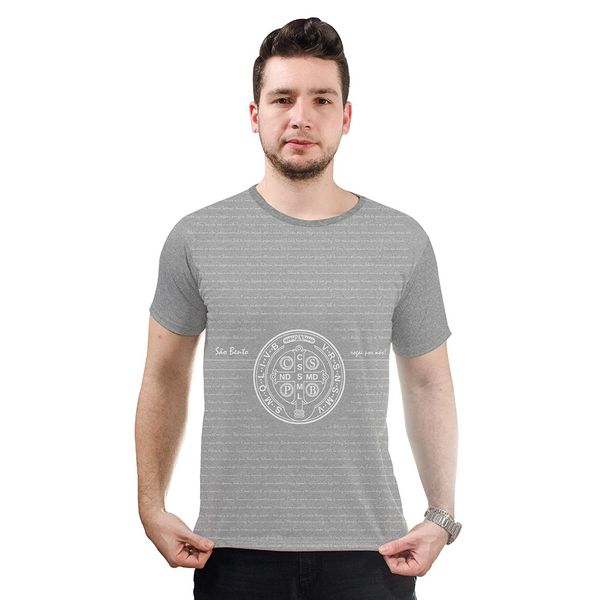 Camiseta-Medalha de São Bento.GCA603