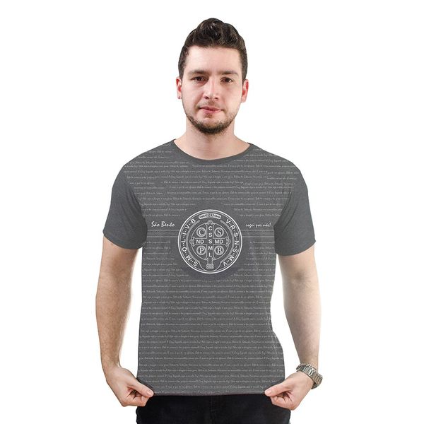 Camiseta-Medalha de São Bento.GCA604