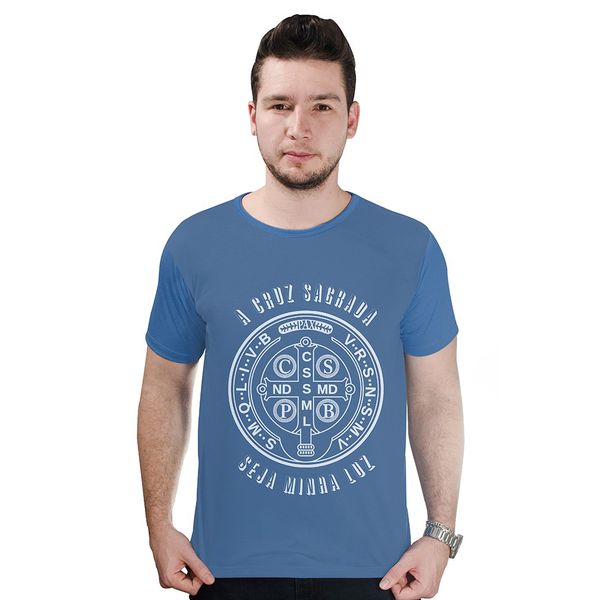 Camiseta-Medalha de São Bento.GCA786