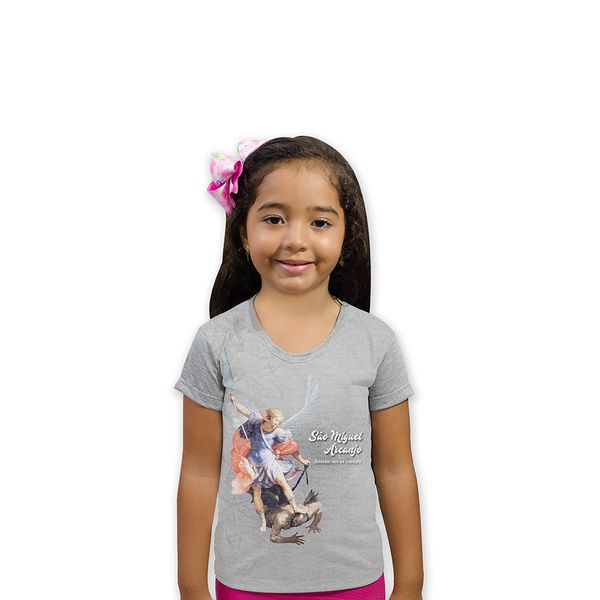 Camiseta Infantil-São Miguel Arcanjo.GCI686