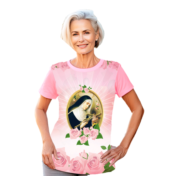 Camiseta-Santa Rita.GCA147 Rosa