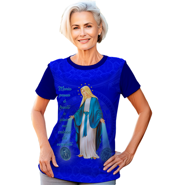 Baby Look-Maria Passa na Frente.BLP1339 Azul