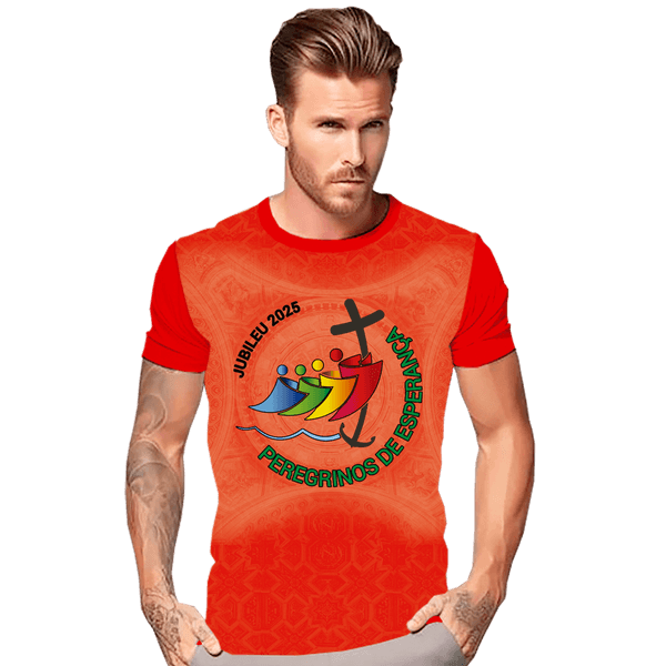 Camiseta Jubileu 2025 Vermelha. GCA1457 Vermelho