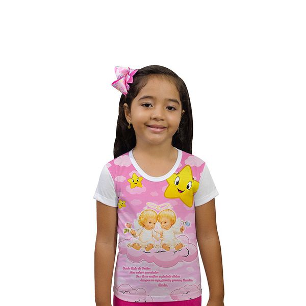 Camiseta Infantil- Dois Anjos Da Guarda.GCI1126