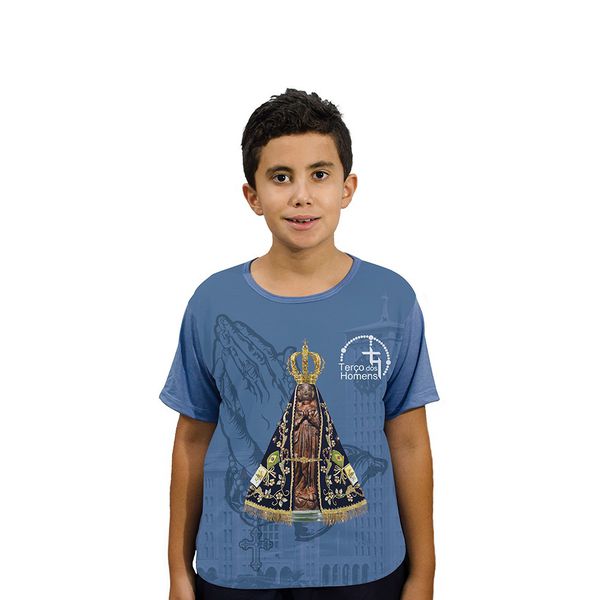 Camiseta Juvenil-Terço Dos Homens Nsa.GCJ697