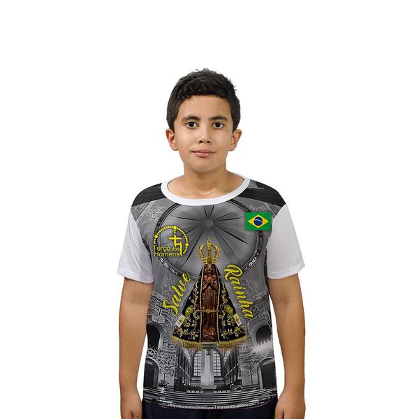 Camiseta Juvenil-Terço Dos Homens Nsa.GCJ793