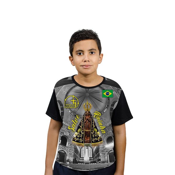 Camiseta Juvenil-Terço Dos Homens Nsa.GCJ794