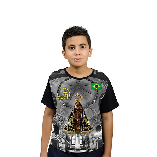 Camiseta Juvenil-Terço Dos Homens Nsa.GCJ803