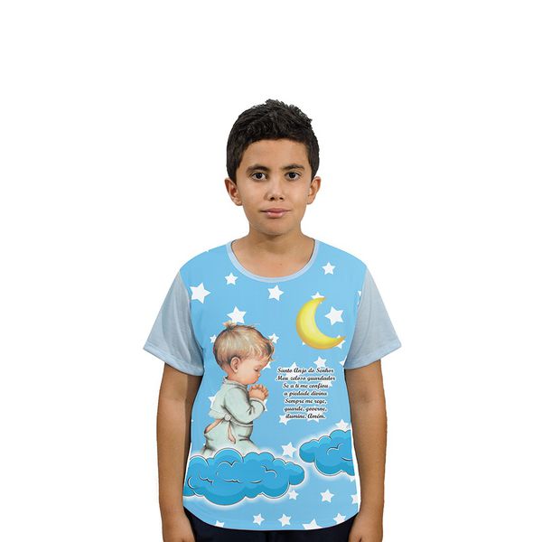 Camiseta Juvenil-Anjo Da Guarda De Joelho.GCJ1110