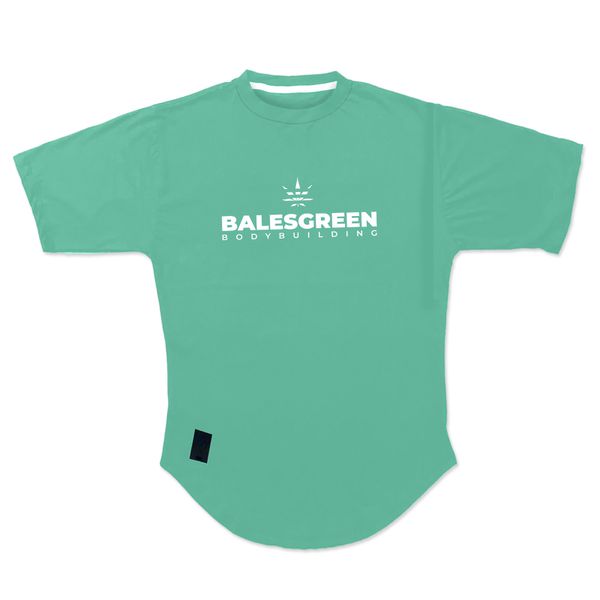 Camiseta Bodybuilding Verde Pantone Com Branco 