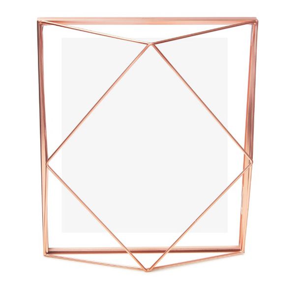 Porta Retrato Triangle rose gold - 13cm x 18cm Porta Retrato